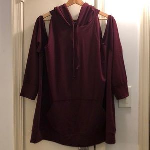 Like-new Cold-shoulder Hoodie